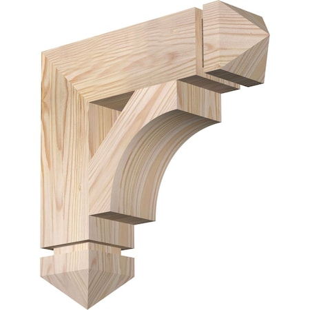 Ekena Millwork Westlake Arts & Crafts Smooth Bracket, Douglas Fir, 3 1/2"W x 14"D x 14"H BKT04X14X14WTL03SDF